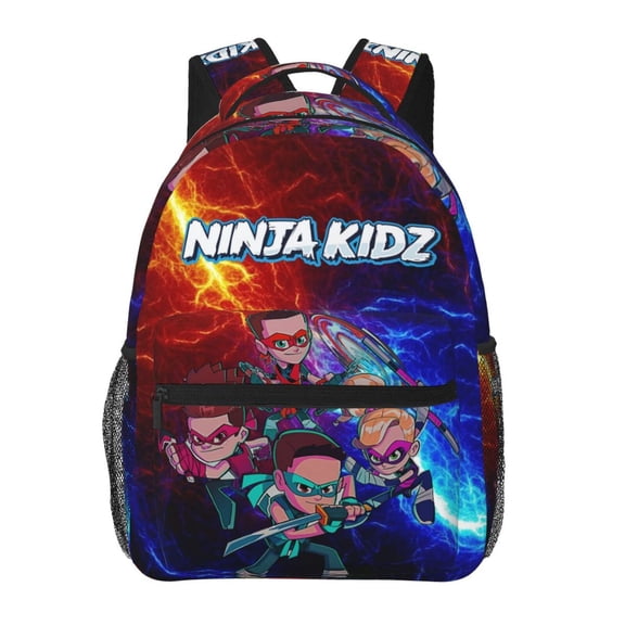 Ninja Kidz Backpack Lightweight Bookbag Casual Daypack For Women Men Travel Laptop Bag Multifunctional Bag