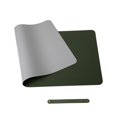 thumbnail image 2 of Naierhg Stain Resistant Mouse Pad Strap Design Faux Leather Smooth Surface Mouse Cushion Atrovirens, 2 of 7