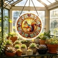 thumbnail image 6 of Guodhu Puzzle Sun Catcher Squirrel Acrylic Mixed Material 100 Pieces 8x10 Inch Window Hanging Rainbow Maker Craft Kit for Kids Adults(multicolour W), 6 of 7