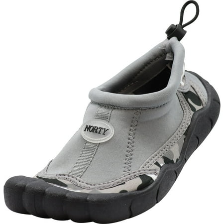 

NORTY Boys Water Shoes Child Male Beach Pool Shoes Grey Camo 1