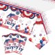 thumbnail image 4 of Manteles, manteles de picnic, manteles del 4 de julio, manteles patrióticos, manteles desechables de plástico, decoraciones para el Día de la Independencia, suministros para fiestas navideñas, un mapa, 4 of 7