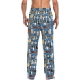 thumbnail image 2 of Top-kevin Multi- Dogs Pajama Pants for Men PJs Bottoms Sleep Lounge Pants with Pockets, 2 of 13