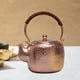 thumbnail image 1 of Tetera de café, tetera de cobre Retro hecha a mano, resistente, del té, hervidor de agua caliente martillado, tetera de kungfú para cocina y, 1 of 8
