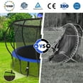 thumbnail image 3 of YORIN Trampoline, 14 FT Trampoline for 7-8 Kids Adults with Enclosure Net, Basketball Hoop, Ladder, Wind Stakes, 1400LBS Weight Capacity Round Outdoor Recreational Trampoline, Heavy Duty Trampoline, 3 of 6