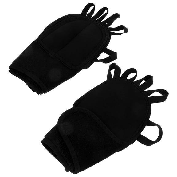 Tineasur Multipurpose Weighted Gloves 1 Pair Black Comfortable for Indoor Outdoor Fitness Training and Exercise