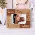 thumbnail image 1 of Children Bring Us A Piece Of Heaven On Earth Personalized Wooden Frame-5" x 3 1/2" Brown Horizontal, 1 of 1