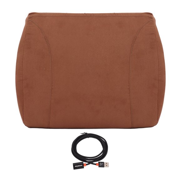 Uadme Coussin De Taille Chauffant Portable, Port USB 3 Coussin De Soutien Lombaire Chauffant à Température Réglable