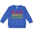 thumbnail image 2 of Inktastic Black History Month Red, Green, Yellow Toddler Sweatshirt, 2 of 4