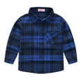thumbnail image 2 of KYAIGUO 1-12Y Boys Long Sleeve Plaid Shirts for Kids Toddler,Baby Spring Casual Button down Shirts Long Sleeve Woven Cotton Shirt Tops, 2 of 8