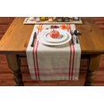 thumbnail image 4 of Camino de Mesa DII French Stripe 36x274 cm Taupe Rojo, 4 of 8