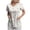 Beige, variant on mgoYE Women Scrub Tops Cotton Scrub Tops for Women Short Sleeve V-neck Stretch Holiday Scrub Shirt Floral Print Workwear with 2 Pockets(Dark Purple,S)