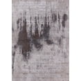 thumbnail image 1 of Ahgly Company Machine Washable Indoor Rectangle Industrial Modern Mauve Taupe Purple Area Rugs, 4' x 6', 1 of 7