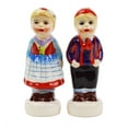thumbnail image 4 of Oktoberfest Haus Multicolor Ceramic Standing Scandinavian Boy & Girl Salt and Pepper Set, 4 of 4