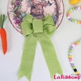 thumbnail image 4 of LaRibbons Easter Ribbon Wired 2.5 Inch x 12 Yards, Buffalo Bunny Carrot Wired Edge Ribbon for Easter Baskets Spring Crafts Wrapping Wreath Bow DIY Decorative, 4 of 10