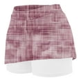 thumbnail image 4 of DAETIROS Plaid Skort for Girls with Built-in Shorts, Pink Elastic Waist Athletic Skort for Play & School, Soft Stretch Casual Skirt Kids 4-13 Years,Size 2 T, 4 of 6