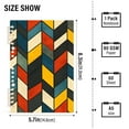 thumbnail image 2 of FORMRS 1-Subject Spiral Notebook 8" x 5" College Ruled 60 Refillable Sheet A5 Hard Cover, 2 Pack, Red Geometric, 2 of 7