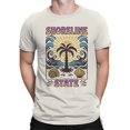 thumbnail image 2 of Shoreline State Beach Vibes Men's T-shirt Off-White, 2 of 3