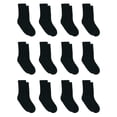 thumbnail image 2 of Hanes Womens' Cushioned Crew Athletic Socks, 10+2 bonus pack, 2 of 5