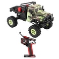 thumbnail image 4 of Coche de juguete RC Crawler,Coche teledirigido todoterreno a escala 1:18,Camión monstruo de carreras con control remoto y tracción en las cuatro ruedas,Modelo de juguete de vehículos, 4 of 10