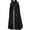 Black, variant on Women's Wool Blend Hooded Cape Poncho Maxi Cloak Coat