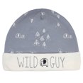 thumbnail image 3 of Gerber set 3 piezas camisón gorrito patucos algodón orgánico gris 0 a 6 meses, 3 of 5
