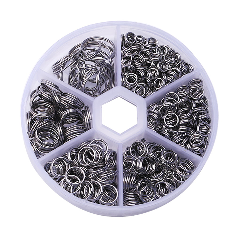 100-500pcs Open Jump Rings Connectors Beads For Jewelry DIY 4/5/6/7/8/9/10/12mm 