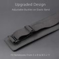 thumbnail image 2 of Portalápices con banda elástica ajustable Portalápices Estuche para bolígrafos para diarios de tapa dura Cuadernos Planificadores Se adapta a cuadernos de 8 a 11 pulgadas de altura Capacidad para 2 o, 2 of 5