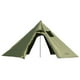 thumbnail image 1 of Tienda de campaña ligera con ventana de humos y tipi ignífugo Verde, 1 of 8