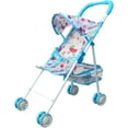thumbnail image 1 of LAICAIW Poussette pour Poupée, Poussette Réaliste pour Poupée, Poussette pour Poupée Pliable pour Enfants, Poussette Pliable pour Poupées, Jouets de Jeu d'Imitation pour Enfants, Poussette de Jeu avec Poignée Confortable, 1 of 7