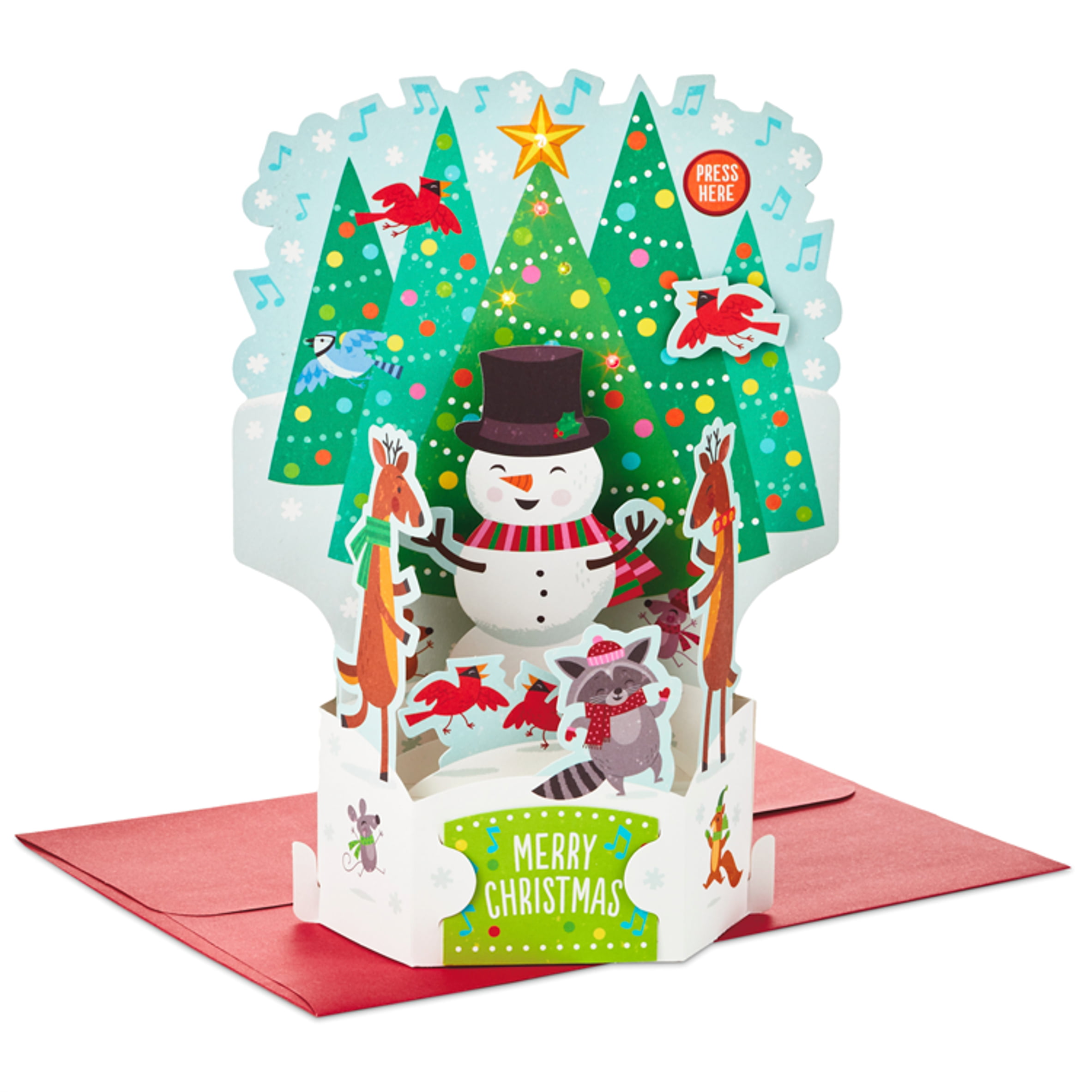NEW Merry Santa Trimming Traditions 16ct Christmas Cards with Envelopes 