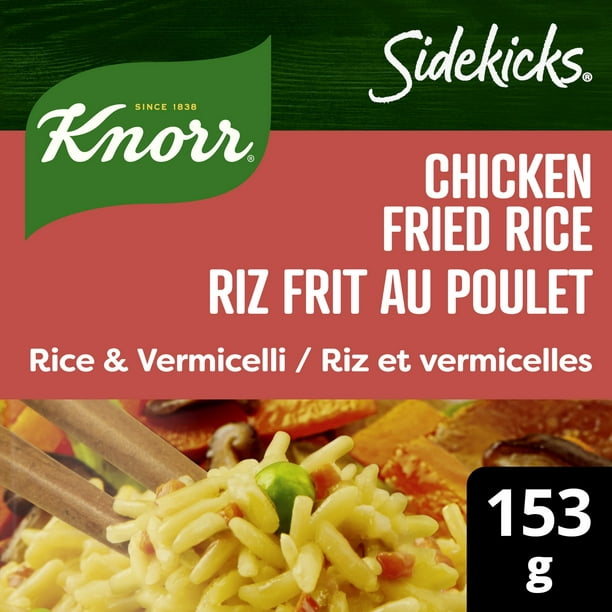 Riz et Vermicelles Knorr Sidekicks Riz Frit au Poulet 153 g Riz et Vermicelles Plats d'accompagnement