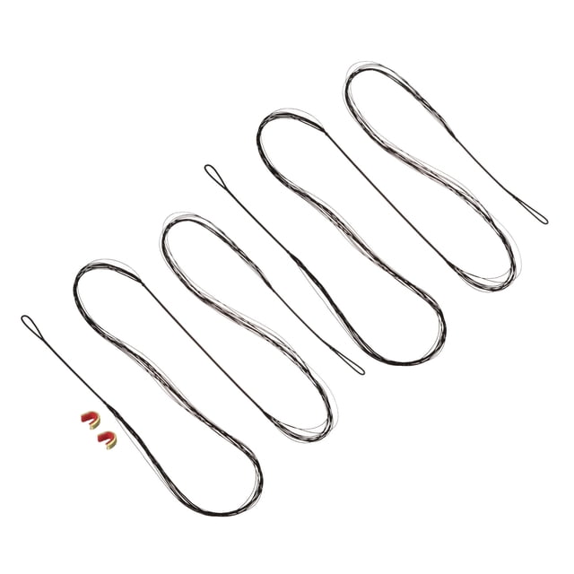Bow String Replacement,12 Strands Recurve Bowstring with Nock Point for AMO 50", Black
