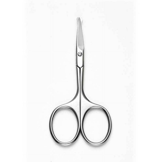 Tijeras pequeñas de acero inoxidable, tijeras para el vello de la nariz, tijeras para cejas, tijeras de belleza, tijeras para párpados dobles, tijeras para pestañas, tijeras para barba