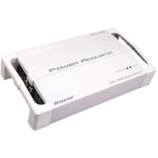 Power Acoustik MSA41300D Razor Series MarineGrade 1,300 Watts Max 4