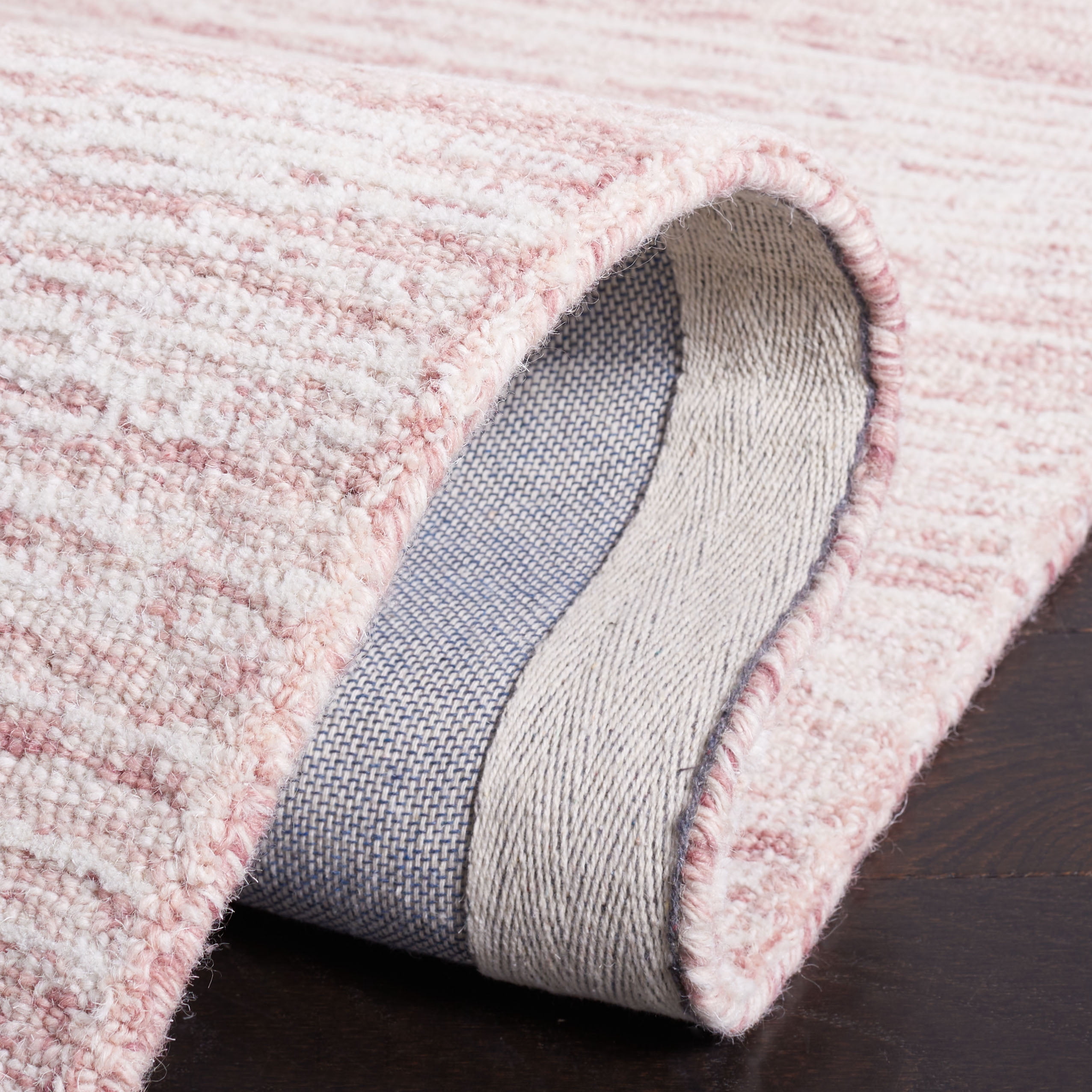 SAFAVIEH Metro Bridget Abstract Area Rug, Pink/Ivory, 6' x 6' Round
