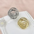 thumbnail image 4 of Minimalist Spiral Brooch Pins for Women Men Metal Corsage Unique Geometric Swirl Brooches Lapel Badge for Suit Coat Jacket Clothes Accessories Unisex Costume Jewelry Graduation Party, 4 of 6