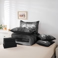 thumbnail image 6 of Homewish Animal Bear 7-Piece Twin Bedding Set - Lodge Cabin Retro, 6 of 8