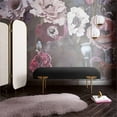 thumbnail image 2 of TOV Furniture Banc Brno 19.6"H Velours/acier Inoxydable Noir/or, 2 of 5