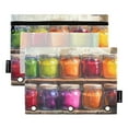 thumbnail image 2 of Ckdifva Jam Jars Pencil Pouch 3 Ring Zipper Pencil Case Binder Pockets Clear Top Cosmetic Bag 2 Pack, 2 of 6