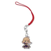Cell Phone Charm - Fate/Stay Night - SD Saber Metal New ge17382