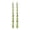 Green #2, variant on French Long Rod Printed Candles for Romantic Weddings & Valentine'S Day | Hand-Cast, Odorless Burning | Decorative Party & Birthday Candles, 2-Pack