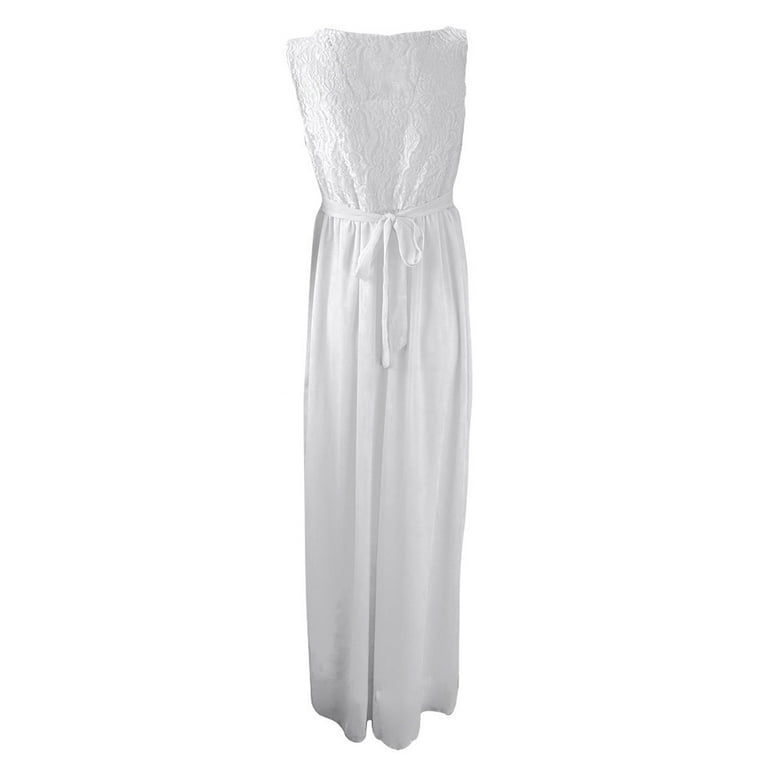white boho maxi dress maternity Momyknows Boho Solid Color Ruffle Halter Neck Backless Tie Back V-Neck Holiday Gowns Photoshoot Maternity Maxi Dress Blue / L main image 0