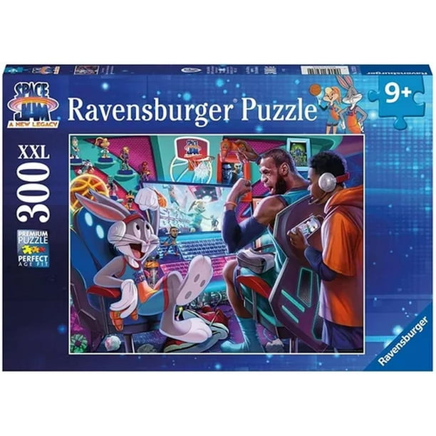 Rompecabezas Ravensburger Bugs Bunny: Space Jam Gamestation 300 Piezas XXL