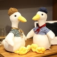 thumbnail image 3 of Muñeco de pato pequeño súper lindo, pato animado lindo, juguete de peluche, almohada para dormir, muñeca, cama para bebé, muñeca, regalo de cumpleaños para niños, 3 of 5