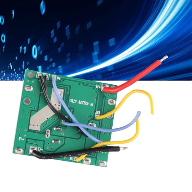 Herramienta 5S Li Placa De Protección De Batería 20A Módulo BMS De Bajo Consumo Placa Protectora De Carga De Batería De Iones De Litio 19V 21V