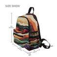 thumbnail image 3 of FORMRS School Backpack with Front Zippered Pocket 12" Student Travel Daypack, Artistic Desert Pattern, 3 of 6