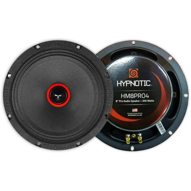Par de Medios Rango De 8 Pulg Hypnotic HM8PRO4 300W Openshow