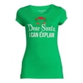 thumbnail image 5 of Wound Up Juniors Dear Santa Graphic T-Shirt, 5 of 5