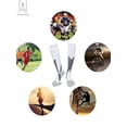 thumbnail image 6 of Gustave 2 Pairs Compression Socks for Men Women 20-30mmHg BEST Medical Sport Nursing Varicose knee high Socks Athletic Socks for Marathon,Soccer,Travel & Flight "White,L/XL", 6 of 10