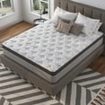 thumbnail image 6 of Full Mattress 10 Inch, SYNGAR Hybrid Mattress in a Box, Mid-Firm Cooling Gel Memory Foam Mattress with Pocket Spring, CertiPUR-US and Oeko-Tex Certified, Gray, 6 of 9